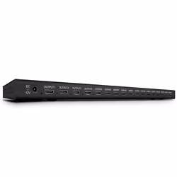 Lindy 38246, HDMI, 16x HDMI, 3840 x 2160 pixels, Noir, Métal, 4K Ultra HD
