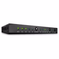 Lindy 38249, HDMI, Métal, Noir, 18 Gbit/s, 3840 x 2160 pixels, 5.1 canaux