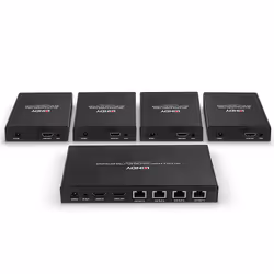 Lindy 38262 extension audio/video Émetteur et récepteur AV Noir - Vue supplémentaire 4