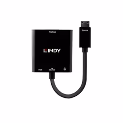 Lindy 38286 câble vidéo et adaptateur 0,01 m HDMI Type C (Mini) Noir