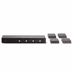 Lindy 38328 extension audio/video Émetteur et récepteur AV Noir