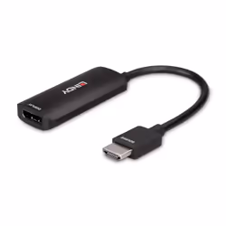 Lindy 38329 câble vidéo et adaptateur 0,157 m HDMI Type A (Standard) DisplayPort Noir