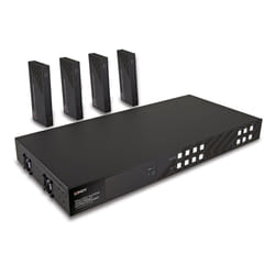 Lindy 38345 extension audio/video Émetteur et récepteur AV Noir