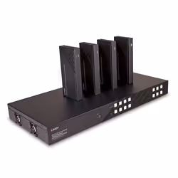 Lindy 38345 extension audio/video Émetteur et récepteur AV Noir