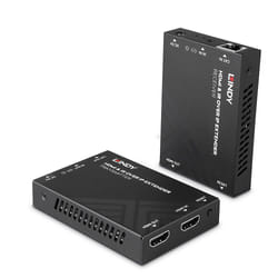 Lindy 38398 extension audio/video Émetteur et récepteur AV Noir