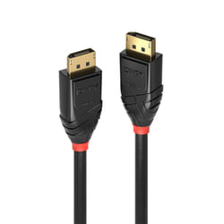 Lindy 38465 câble DisplayPort 50 m Noir