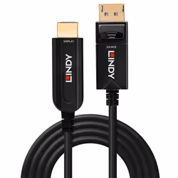 Lindy 38494 câble vidéo et adaptateur 50 m DisplayPort HDMI Type A (Standard) Noir - Vue supplémentaire 2
