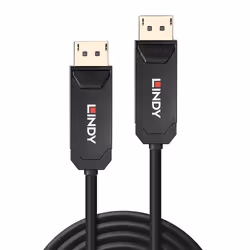 Lindy 38520 câble DisplayPort 10 m Noir