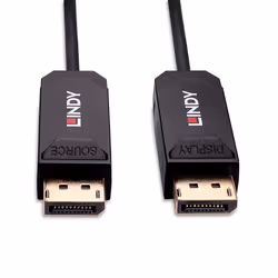 Lindy 38520 câble DisplayPort 10 m Noir