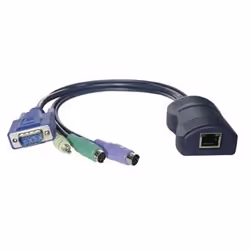 Lindy MC5 Computer Access Modul PS/2 & VGA & Audio, 0,2 m, Noir, PS/2 (Mini-DIN 6), VGA