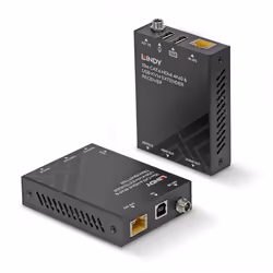 Lindy 39383, Émetteur et récepteur, Avec fil, 70 m, Cat6, 3840 x 2160 pixels, 30 Hz