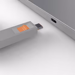 Lindy 40428 bloqueur de port Clé de bloqueur de port USB Type-C Gris, Orange 4 pièce(s) - Vue supplémentaire 3