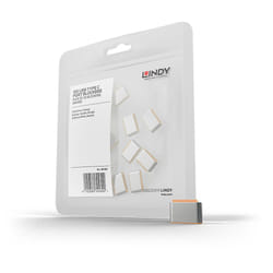 Lindy 40440 bloqueur de port USB Type-C Orange Acrylonitrile-Butadiène-Styrène (ABS) 10 pièce(s)