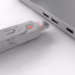 Lindy Clé pour bloqueur de port USB A, Rose - Vue supplémentaire 3