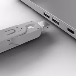 Lindy Clé pour bloqueur de port USB A, Blanc - Vue supplémentaire 3