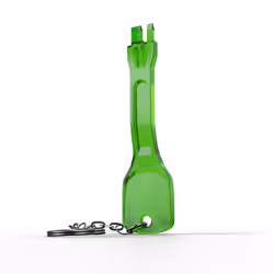 Lindy 40631, Clé de bloqueur de port, RJ-45, Vert, Acrylonitrile-Butadiène-Styrène (ABS), 1 pièce(s), Sac en polyéthylène