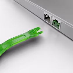 Lindy 40631 bloqueur de port Clé de bloqueur de port RJ-45 Vert Acrylonitrile-Butadiène-Styrène (ABS) 1 pièce(s)