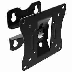 Lindy 40875, 50 x 50 mm, 100 x 100 mm, -5 - 15°, -30 - 30°, Acier, Noir