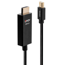 Lindy 40923 câble vidéo et adaptateur 3 m Mini DisplayPort HDMI Type A (Standard) Noir