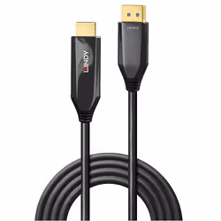 Lindy 40931 câble vidéo et adaptateur 2 m HDMI Type A (Standard) DisplayPort Noir