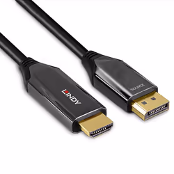 Lindy 40931 câble vidéo et adaptateur 2 m HDMI Type A (Standard) DisplayPort Noir