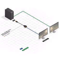 Lindy 41004 câble vidéo et adaptateur 0,15 m DisplayPort DVI-D Noir - Vue supplémentaire 4