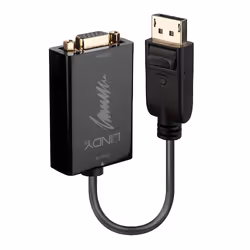 Lindy 41006, 0,15 m, VGA (D-Sub), DisplayPort, Mâle, Femelle, Droit