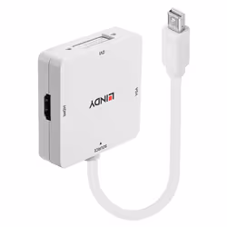 Lindy 41035, 0,2 m, 2160p, Blanc, Convertisseur vidéo actif, 10 - 85%, 53 g