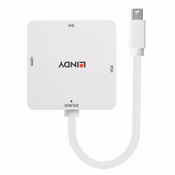Lindy 41035 câble vidéo et adaptateur 0,2 m Blanc