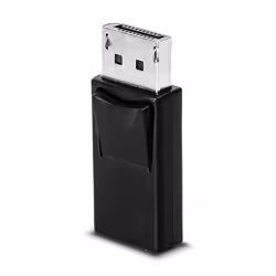 Lindy 41089, DisplayPort, Mini DisplayPort, Noir