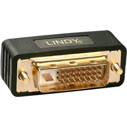 Lindy 41098 changeur de genre de câble DVI-I DVI-D Noir