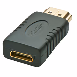 Lindy 41208 changeur de genre de câble HDMI HDMI Mini Noir