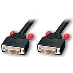 Lindy DVI-D Dual Link 1.0m câble DVI 1 m Noir