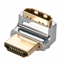 Lindy 41506 changeur de genre de câble HDMI Argent