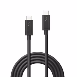 Lindy 41556 Câble Thunderbolt 1 m 20 Gbit/s Noir