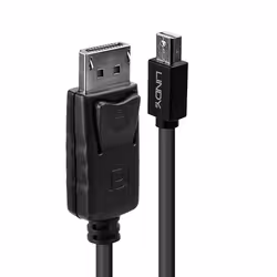 Lindy 41647, 3 m, Mini DisplayPort, DisplayPort, Mâle, Mâle, 2560 x 1600 pixels