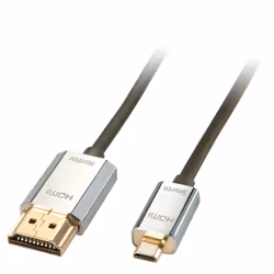 Lindy 41679, HDMI Type A (Standard), HDMI Type D (Micro), Noir