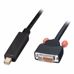 Lindy 3m Mini DisplayPort - DVI-D m/m, 3 m, Mini DisplayPort, DVI-D, Mâle, Mâle, 1920 x 1200 pixels