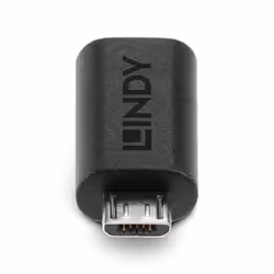 Lindy 41903 changeur de genre de câble USB Type C USB Type Micro-B Noir - Vue supplémentaire 4