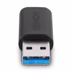 Lindy 41904 changeur de genre de câble USB 3.2 Type A USB 3.2 Type C Noir - Vue supplémentaire 4
