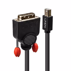 Lindy 41952, 2 m, Mini DisplayPort, DVI-D, Mâle, Mâle, 1920 x 1200 pixels