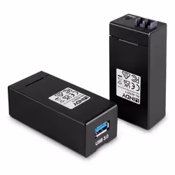 Lindy 42707, Émetteur et récepteur AV, 200 m, Avec fil, Noir