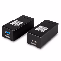 Lindy 42707 extension audio/video Émetteur et récepteur AV Noir