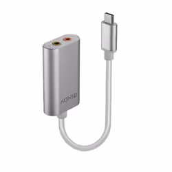 Lindy 42711, Blanc, USB C, 3,5mm, Mâle, Femelle, 25 g
