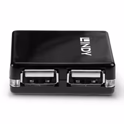 Lindy 42742 hub & concentrateur 480 Mbit/s Noir