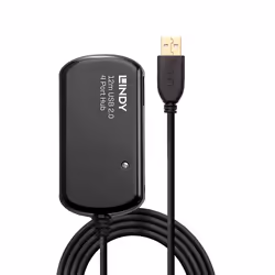 Lindy 42783 hub & concentrateur 480 Mbit/s Noir