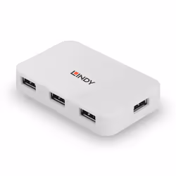 Lindy 43143 hub & concentrateur USB 3.2 Gen 1 (3.1 Gen 1) Type-A 5000 Mbit/s Blanc - Vue supplémentaire 5
