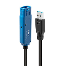 Lindy 43157 câble USB 10 m USB 3.2 Gen 1 (3.1 Gen 1) USB A Noir