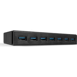 Lindy 43228 hub & concentrateur USB 3.2 Gen 1 (3.1 Gen 1) Type-A 5000 Mbit/s Noir