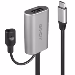 Lindy 43270, 5 m, USB C, USB A, USB 3.2 Gen 1 (3.1 Gen 1), Argent